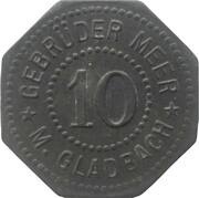 10 Pfennig - Mönchengladbach Gebrüder Meer obverse image