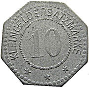 10 Pfennig - Trier Hermann Haas, Germany,  reverse image