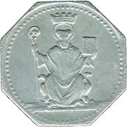 10 Pfennig - Gotha, Germany,  reverse image