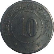 10 Pfennig - Lehesten, Germany,  reverse image