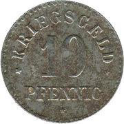 10 Pfennig - Groß-Salze, Germany, 1918 reverse image
