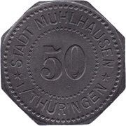 50 Pfennig - Mühlhausen in Thüringen obverse image