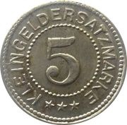 5 Pfennig - Siersleben, Germany, 1920 reverse image
