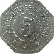 5 Pfennig - Torgau, Germany, 1917 reverse image