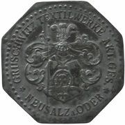 5 Pfennig - Neusalz a. Oder Gruschwitz Textilwerke Akt. Ges. obverse image