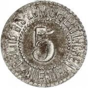 5 Pfennig - Seitenberg, Grafschaft Glatz, Germany, 1919 reverse image
