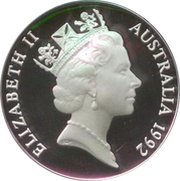 10 Dollars - Elizabeth II 3rd Portrait - Emperor Penguin - Piedfort obverse image