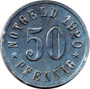50 Pfennig - Attendorn, Germany, 1920 reverse image