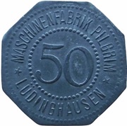 50 Pfennig - Lüdinghausen Maschinenfabrik Pilgrim obverse image