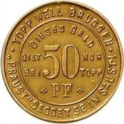 50 Pfennig - Soest C. Topp - Pattern reverse image