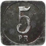5 Pfennig - Freudenstadt, Germany, 1917 reverse image