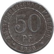 50 Pfennig - Marbach Friedrich Schiller obverse image