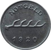 1 Pfennig - Nagold, Germany, 1920 reverse image