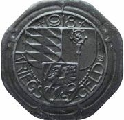 10 Pfennig - Oberndorf, Germany, 1918 reverse image