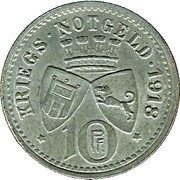 10 Pfennig - Tettnang, Germany, 1918 reverse image