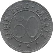 50 Pfennig - Wangen im Allgäu, Germany, 1918 reverse image