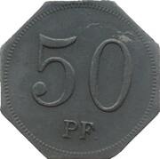 50 Pfennig - Wasseralfingen, Germany, 1917 reverse image