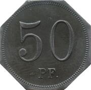 50 Pfennig - Wasseralfingen, Germany, 1917 reverse image