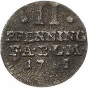 2 Pfenning - Victor II Frederick reverse image