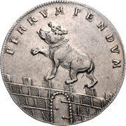 ⅔ Thaler - Victor II Frederick reverse image