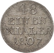 1⁄48 Thaler - Alexius Frederick Christian reverse image