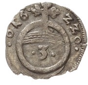 1 Dreier - Christian I, August, Louis, John Casimir and George Albert, Germany, 1622 reverse image