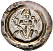 Denier Bracteate - Udalschalk of Eschenlohe, Germany, 1184-1202 reverse image