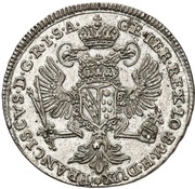 10 Kreuzer, Germany, 1760 reverse image
