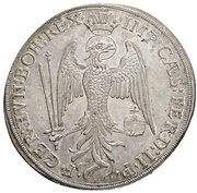 1 Thaler, Germany, 1627 reverse image