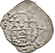 Light Denier - Eberhard II of Otelingen, Germany, 1146-1170 reverse image