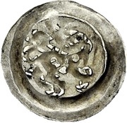 1 Pfennig - Henry I of Bilversheim, Germany, 1242-1257 reverse image
