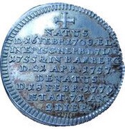 3 Kreuzers "Sterbegroschen" - Adam Frederick Death, Germany, 1779 reverse image