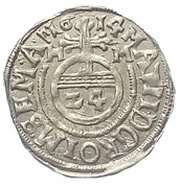 1⁄24 Thaler - Wolfgang II, Germany, 1613-1614 reverse image