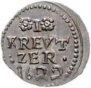 1 Kreuzer - Maximilian I Kipper, Germany, 1622 reverse image