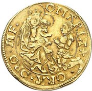 1 Goldgulden - Albert IV, Germany, 1506 reverse image