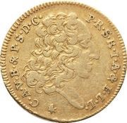 ½ Carolin - Charles Albert obverse image