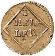 1 Heller - Charles Theodor, Germany, 1793-1794 reverse image