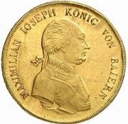 20 Ducats - Maximilian I Joseph Gold Pattern obverse image