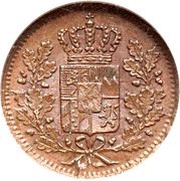 1 Heller - Louis I / Maximilian II obverse image
