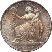 1 Vereinsthaler - Louis II "Siegestaler", Germany, 1871 reverse image