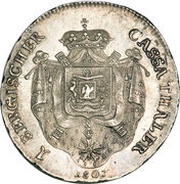 1 Thaler - Joachim Murat Cassataler, Germany, 1807 reverse image