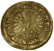 1 Kreuzer - George Frederick II, Germany, 1693-1702 reverse image
