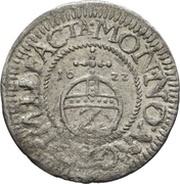2 Kreuzers - Joachim Ernest, Germany, 1622 reverse image