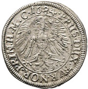 6 Kreuzers - John Frederick, Germany, 1684 reverse image