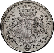 1 Thaler - Christian Frederick Charles Alexander Konventionstaler, Germany, 1763 reverse image