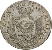 1 Thaler - Christian Frederick Charles Alexander Konventionstaler, Germany, 1780 reverse image