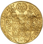 4 Ducats - Frederick, Albert and Christian, Germany, 1627 reverse image