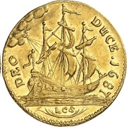 1 Ducat - Frederick William Guinea-Ducat, Germany, 1686-1688 reverse image