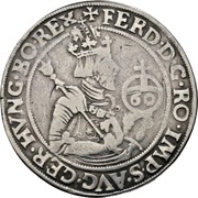 60 Kreuzer, Germany, 1563-1566 reverse image