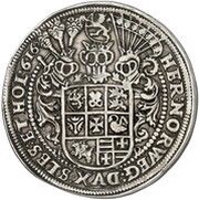 2 Thalers - John Frederick of Holstein-Gottorp, Germany, 1616 reverse image